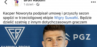 HIT! Tak Broń Radom ogłasza PRZEDŁUŻENIE UMOWY swojego piłkarza XD